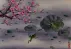 Frogs and Plum Blossom Painting