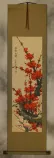 Red Plum Blossom Wall Scroll