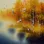 Autumn Rhyme - Colorful Asian Cranes Painting