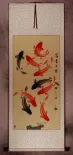 Koi Fish Wall Scroll