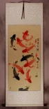 Koi Fish Wall Scroll