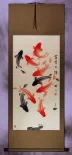 Classic Koi Fish Wall Scroll