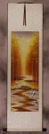 Larger When Three Meet, One Becomes Teacher - Wall Scroll
