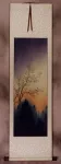 Twilight Birds' Song Wall Scroll