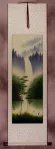 Colorful Cranes Wall Scroll