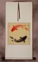 Antiqued Yin Yang Fish Silk Wall Scroll