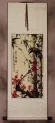 Black Ink Bamboo & Plum Blossom Scroll