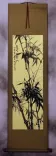 Chinese Black Ink Bamboo Wall Scroll