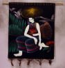Beautiful Girl of South China Painted Batik Wall Hanging