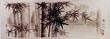 Charcoal Bamboo Landscape Drawing
