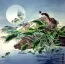 Birds in Moonlight Painting