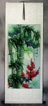 Bamboo Plum Blossom Wall Scroll