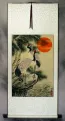 Antique-Style Cranes Wall Scroll