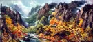 North Korean Landscape Painting