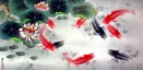 Huge Koi Fish Painting