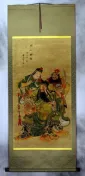 Three Brothers - Partial-Print Wall Scroll