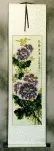 Purple Peony Flower Wall Scroll