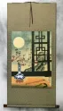 Asian Still Life Scene Wall Scroll