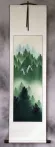 Colorful Cranes Wall Scroll