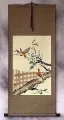 Bird & Flower Wall Scroll