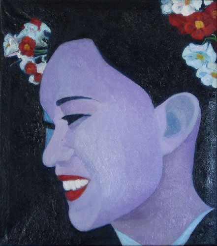 Pretty Face - Japanese Oil Painting