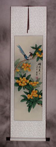 Great Fruits and Great Achievements Wall Scroll