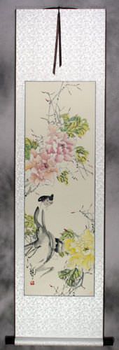 Abstract Woman Wall Scroll