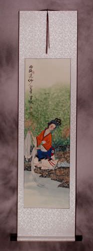 Xi Shi - Most Beautiful Woman in Chinese History - Wall Scroll