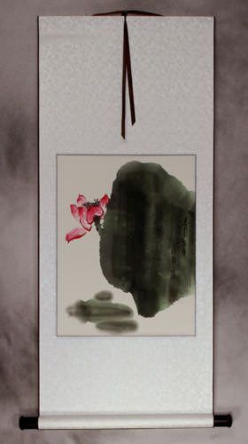 Lotus Flower Wall Scroll