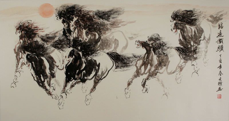 Galloping - Chinese Painting
