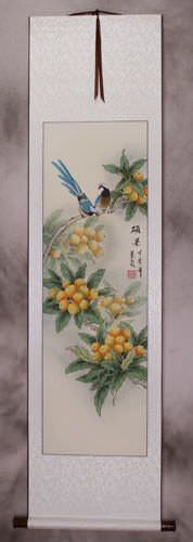 Beautiful Woman Wall Scroll