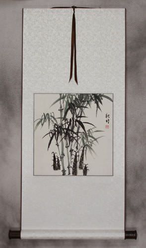 Traditional Bamboo Wall Scroll