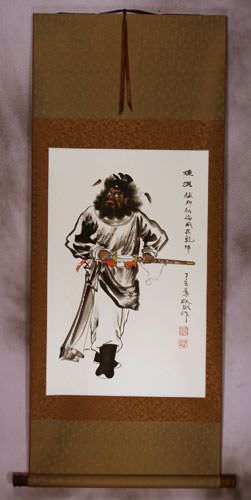 Zhong Kui - Ghost Warrior Wall Scroll
