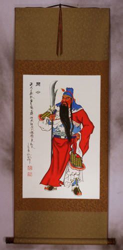 Guan Gong Warrior Wall Scroll