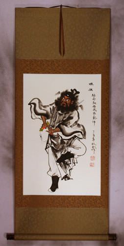 Zhong Kui Ghost Warrior Wall Scroll