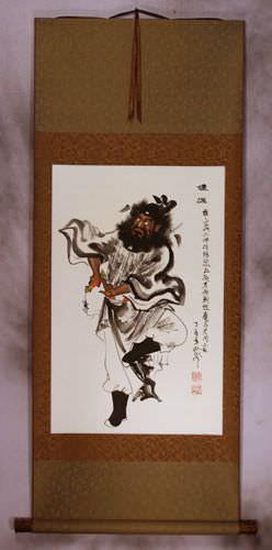 Zhong Kui Ghost Warrior Wall Scroll
