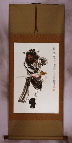 Zhong Kui Ghost Warrior Wall Scroll