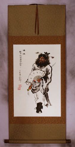 Zhong Kui Ghost Warrior Wall Scroll