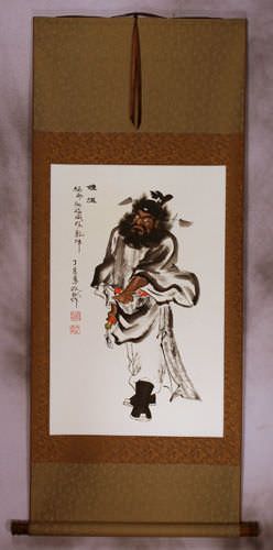 Zhong Kui Ghost Warrior Wall Scroll