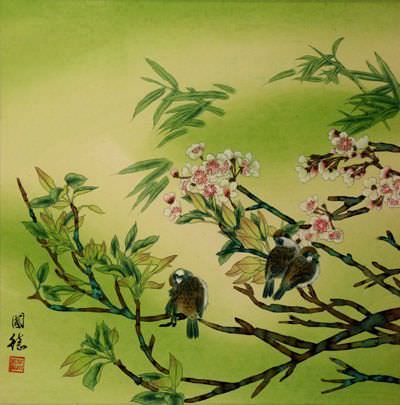 Spring Green - Chinese Painting