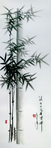 Charcoal Bamboo Drawing