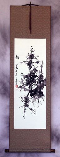 Plum Blossom Wall Scroll