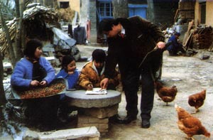 Chinese Folk Artist Cao Quan-Tang in his village