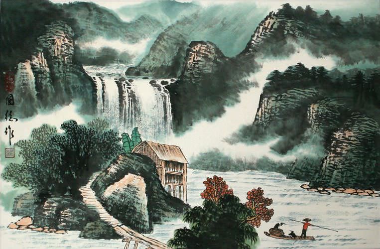 Li River Guilin - Chinese Venice Painting - Landscapes of Asia